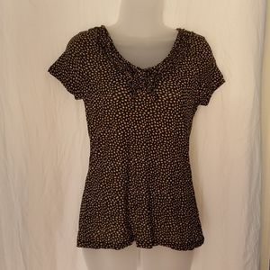 Merona semi-sheer short sleeve blouse